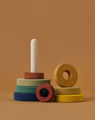 Raduga Grez Wooden Stacking Tower, Earth